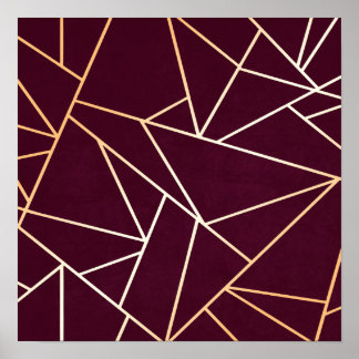 Póster Resumen rojo