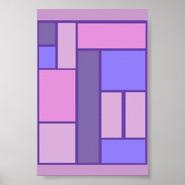 Póster Resumen Rosa Y Púrpura (Frente)