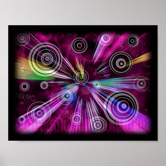 Póster Resumen Rosa Y Púrpura (Frente)