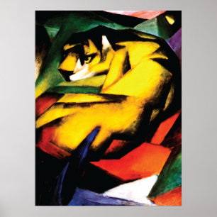 Póster Resumen ~ Tigre de Franz Marc