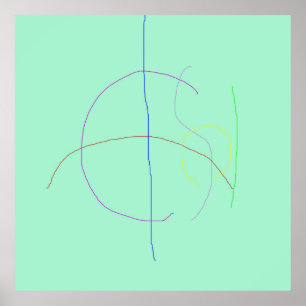 Póster Resumen verde claro simple