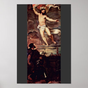 Póster Resurrección De Cristo Por Tiziano (Mejor Calidad)