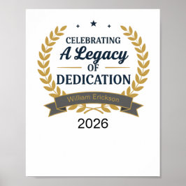 Póster Retirement Poster