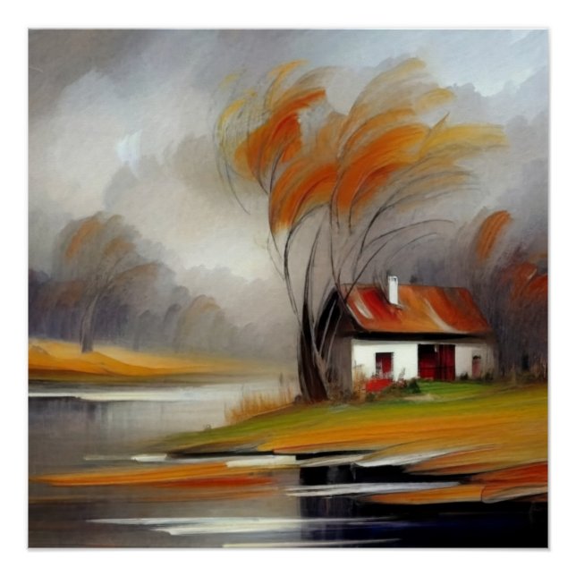Póster Retiro Rústico del Río (Anverso)