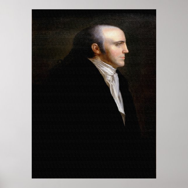Póster Retrato AARON BURR de John Vanderlyn (Frente)
