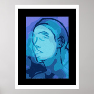 Póster retrato abstracto