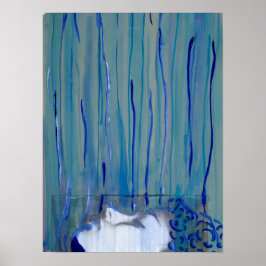 Póster Retrato abstracto moderno