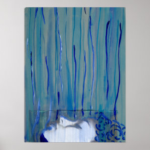 Póster Retrato abstracto moderno