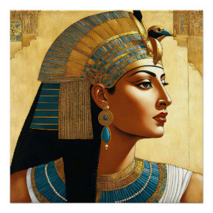 Póster Retrato artístico de Cleopatra