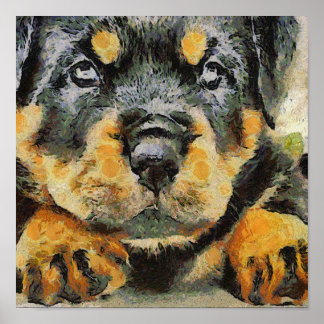 Póster Retrato artístico del rotulier pimienta
