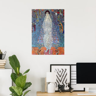 Póster Retrato Baronesa Elisabeth Bacchofen Echt, Klimt