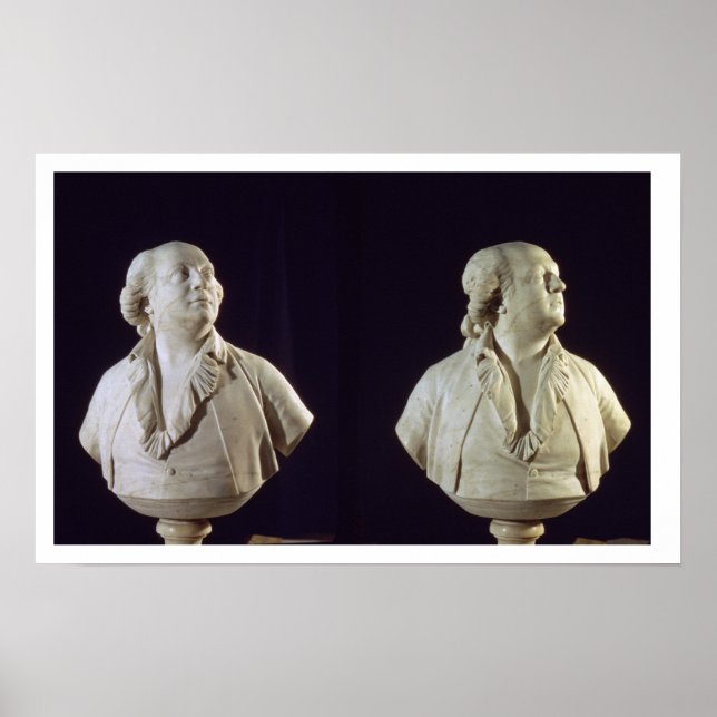 Póster Retrato busto de Giuseppe Balsamo (1743-95), calle (Frente)