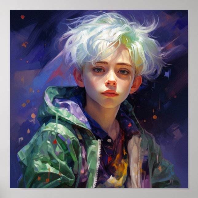 Póster Retrato cautivador: Enigmático De Diecinueve Años (Frente)