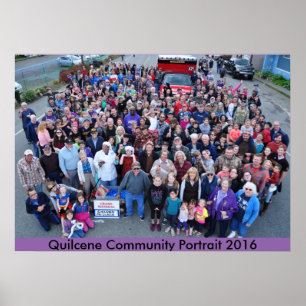 Póster Retrato comunitario de Quilcene 2016