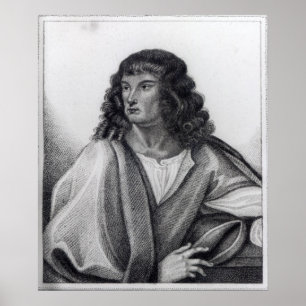 Póster Retrato conde Sunderland de la chaqueta de punto