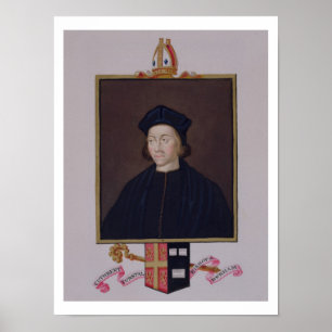 Póster Retrato de 1474-1559) obispos o de Cuthbert