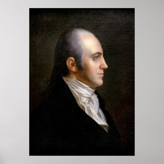 Póster Retrato de Aaron Burr (Frente)