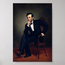 Póster Retrato de Abraham Lincoln por Healy