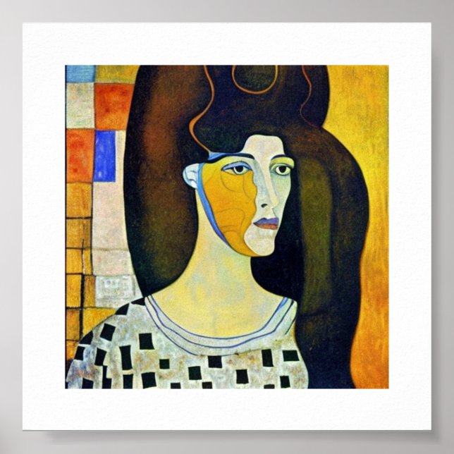 Póster Retrato de Adele Bloch-Bauer Art (Frente)