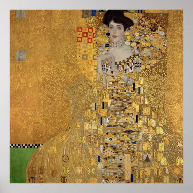 Póster Retrato de Adele Bloch-Bauer I (Frente)