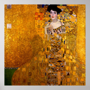 Póster Retrato de Adele Bloch-Bauer I por Gustav Klimt
