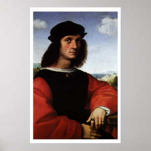 Póster Retrato de Agnolo Doni por Rafael Sanzio