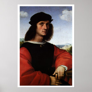 Póster Retrato de Agnolo Doni por Rafael Sanzio