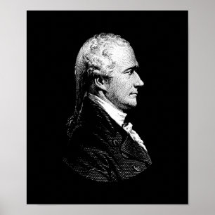 Póster Retrato de Alexander Hamilton