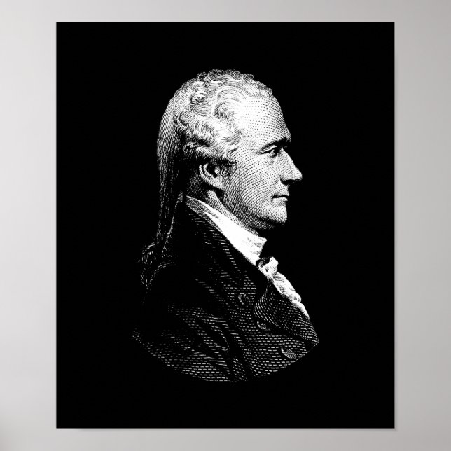 Póster Retrato de Alexander Hamilton (Frente)