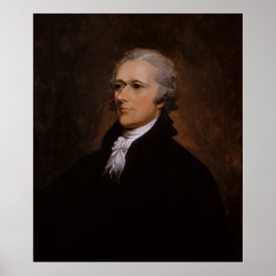 Póster Retrato de Alexander Hamilton de Juan Trumbull