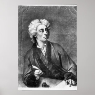 Póster Retrato de Alexander Pope