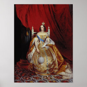 Póster Retrato de Alexandra FyodorovnaI