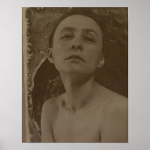 Póster Retrato de Alfred Stieglitz Georgia O’Keeffe