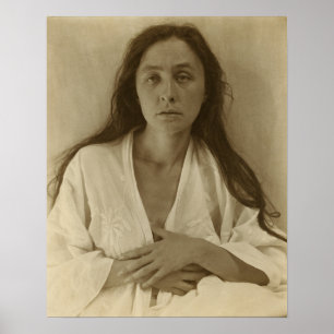 Póster Retrato de Alfred Stieglitz Georgia O’Keeffe