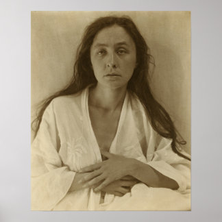 Póster Retrato de Alfred Stieglitz Georgia O’Keeffe