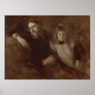 Póster Retrato de Alphonse Daudet