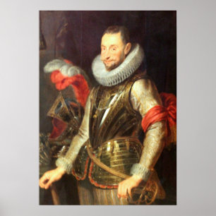 Póster Retrato de Ambrogio Spinola de Marcha