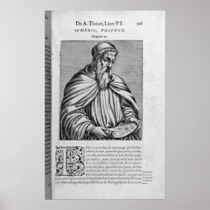 Póster Retrato de Amerigo Vespucci