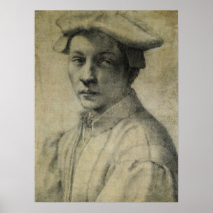 Póster Retrato de Andrea Quaratesi por Michelangelo
