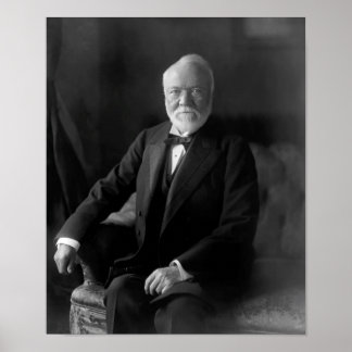 Póster Retrato de Andrew Carnegie - 1905