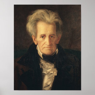 Póster Retrato de Andrew Jackson