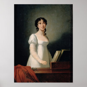 Póster Retrato de Angélica Catalani