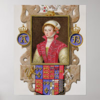 Retrato de Anne Boleyn (1507-36) Segunda Reina de 