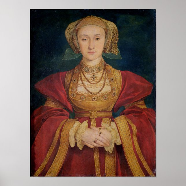Póster Retrato de Anne de Cleves 1539 (Frente)