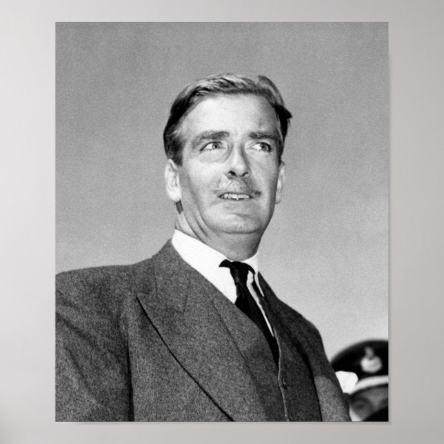 Póster Retrato de Anthony Eden - Conferencia de Potsdam 1 (Frente)