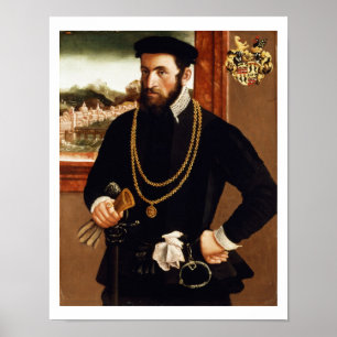 Póster Retrato de Antón Rummel von Liechtenan