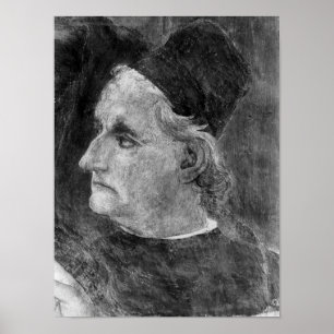 Póster Retrato de Antonio Pollaiuolo