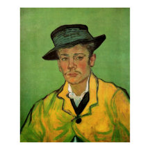 Retrato de Armand Roulin por Vincent van Gogh