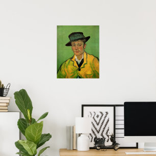 Póster Retrato de Armand Roulin por Vincent van Gogh