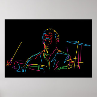Póster Retrato de Art Blakey